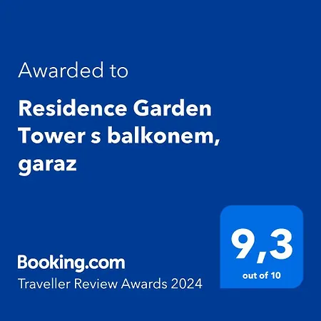 Appartement Garden Tower S Balkonem, Garaz